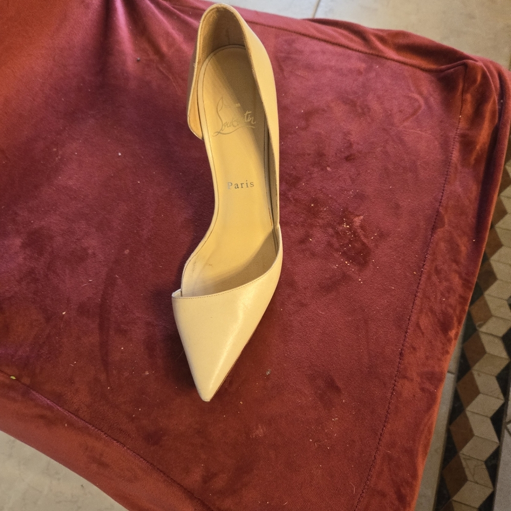 Christian Louboutin size 37.5 Beige